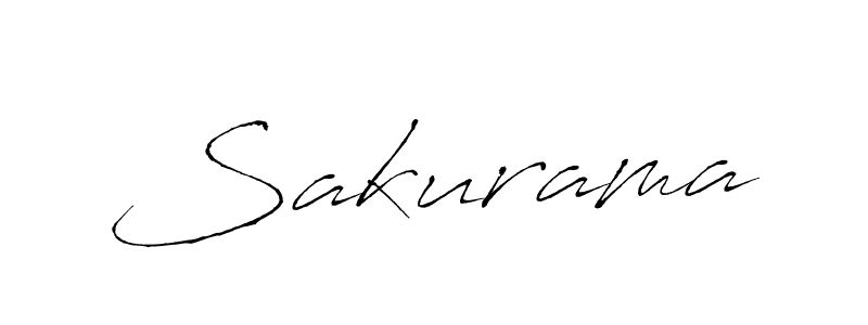 How to make Sakurama signature? Antro_Vectra is a professional autograph style. Create handwritten signature for Sakurama name. Sakurama signature style 6 images and pictures png