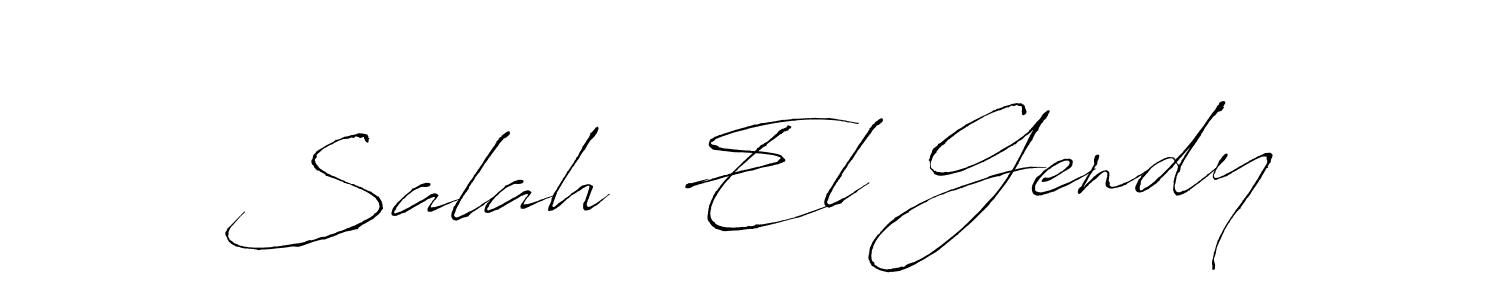 It looks lik you need a new signature style for name Salah  El Gendy. Design unique handwritten (Antro_Vectra) signature with our free signature maker in just a few clicks. Salah  El Gendy signature style 6 images and pictures png