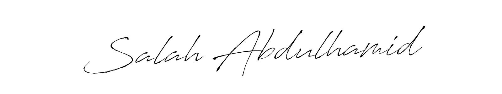Use a signature maker to create a handwritten signature online. With this signature software, you can design (Antro_Vectra) your own signature for name Salah Abdulhamid. Salah Abdulhamid signature style 6 images and pictures png