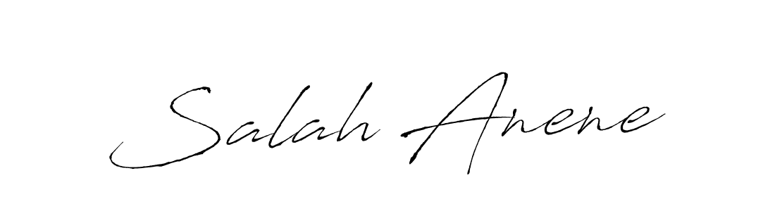 Create a beautiful signature design for name Salah Anene. With this signature (Antro_Vectra) fonts, you can make a handwritten signature for free. Salah Anene signature style 6 images and pictures png