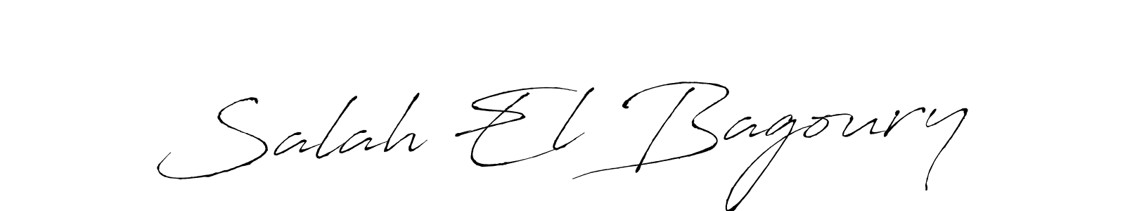 Make a beautiful signature design for name Salah El Bagoury. With this signature (Antro_Vectra) style, you can create a handwritten signature for free. Salah El Bagoury signature style 6 images and pictures png