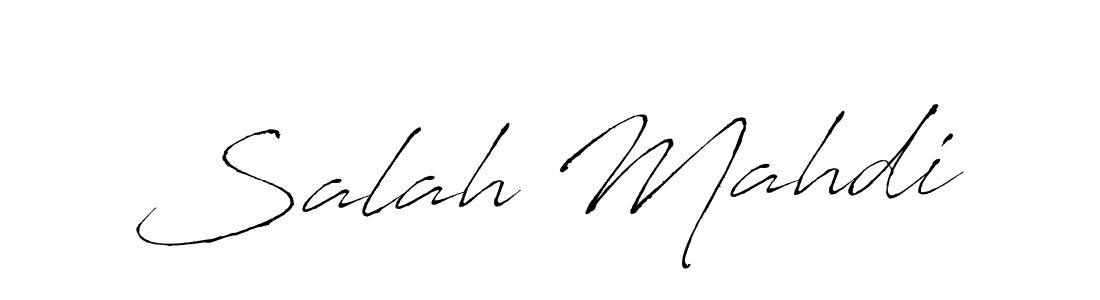 Make a beautiful signature design for name Salah Mahdi. With this signature (Antro_Vectra) style, you can create a handwritten signature for free. Salah Mahdi signature style 6 images and pictures png