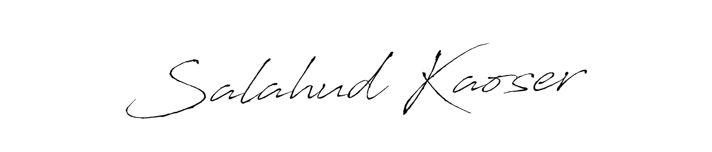 How to make Salahud Kaoser signature? Antro_Vectra is a professional autograph style. Create handwritten signature for Salahud Kaoser name. Salahud Kaoser signature style 6 images and pictures png