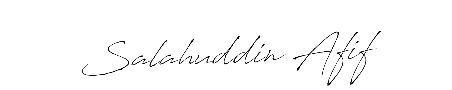Antro_Vectra is a professional signature style that is perfect for those who want to add a touch of class to their signature. It is also a great choice for those who want to make their signature more unique. Get Salahuddin Afif name to fancy signature for free. Salahuddin Afif signature style 6 images and pictures png