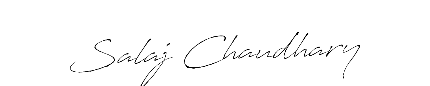 Use a signature maker to create a handwritten signature online. With this signature software, you can design (Antro_Vectra) your own signature for name Salaj Chaudhary. Salaj Chaudhary signature style 6 images and pictures png