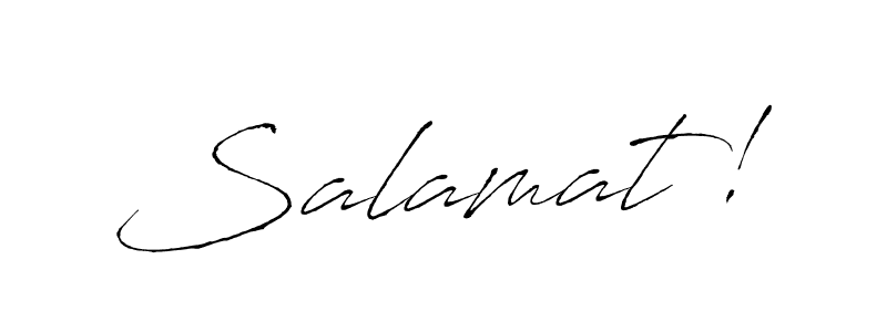 How to make Salamat! signature? Antro_Vectra is a professional autograph style. Create handwritten signature for Salamat! name. Salamat! signature style 6 images and pictures png