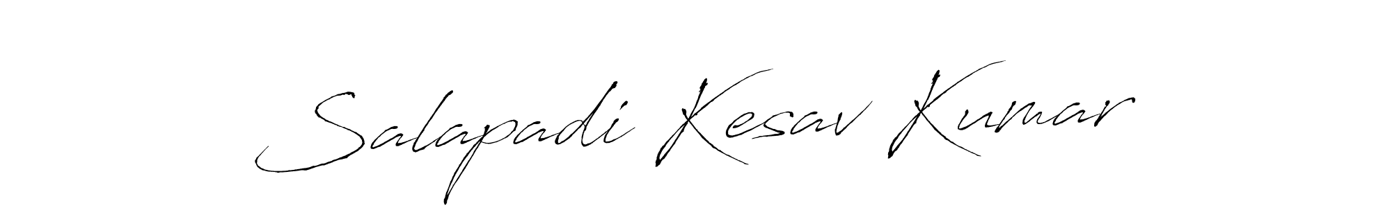 The best way (Antro_Vectra) to make a short signature is to pick only two or three words in your name. The name Salapadi Kesav Kumar include a total of six letters. For converting this name. Salapadi Kesav Kumar signature style 6 images and pictures png