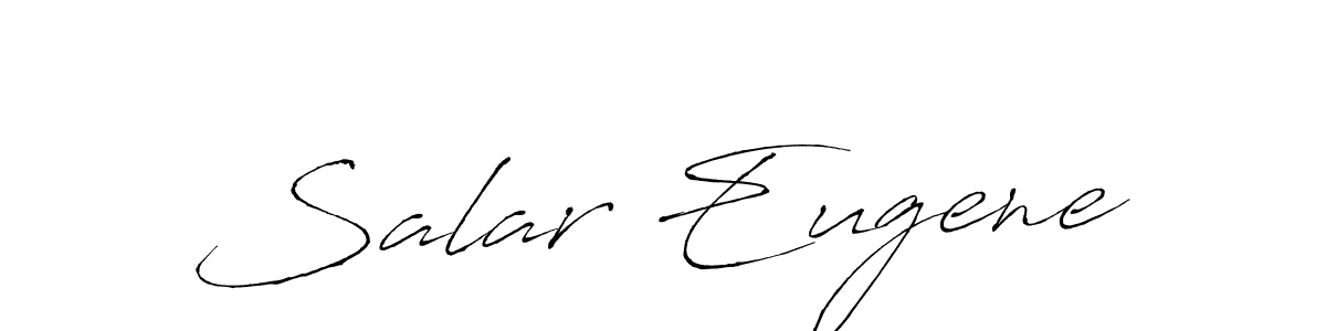 It looks lik you need a new signature style for name Salar Eugene. Design unique handwritten (Antro_Vectra) signature with our free signature maker in just a few clicks. Salar Eugene signature style 6 images and pictures png