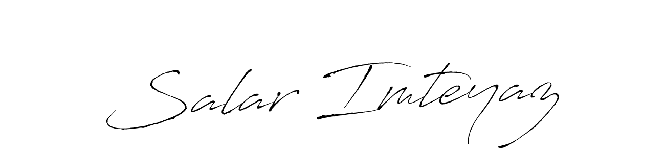 The best way (Antro_Vectra) to make a short signature is to pick only two or three words in your name. The name Salar Imteyaz include a total of six letters. For converting this name. Salar Imteyaz signature style 6 images and pictures png