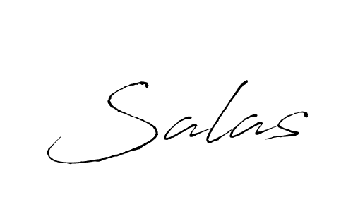 Design your own signature with our free online signature maker. With this signature software, you can create a handwritten (Antro_Vectra) signature for name Salas. Salas signature style 6 images and pictures png