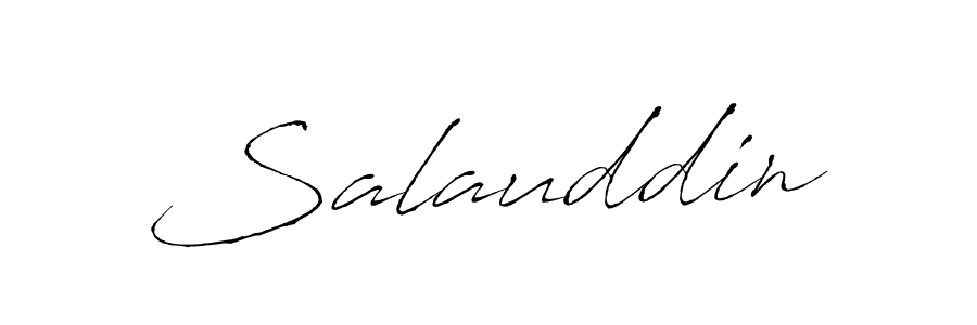 Use a signature maker to create a handwritten signature online. With this signature software, you can design (Antro_Vectra) your own signature for name Salauddin. Salauddin signature style 6 images and pictures png