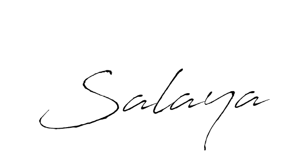 Create a beautiful signature design for name Salaya. With this signature (Antro_Vectra) fonts, you can make a handwritten signature for free. Salaya signature style 6 images and pictures png