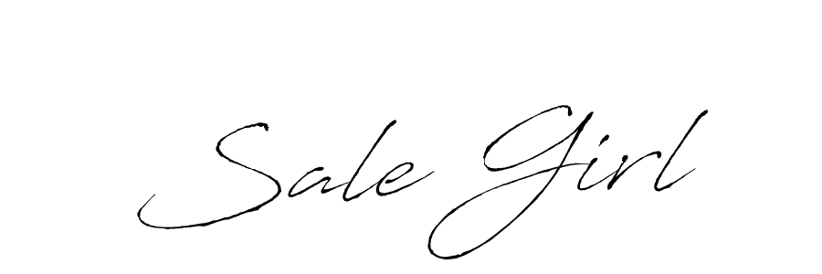 You should practise on your own different ways (Antro_Vectra) to write your name (Sale Girl) in signature. don't let someone else do it for you. Sale Girl signature style 6 images and pictures png