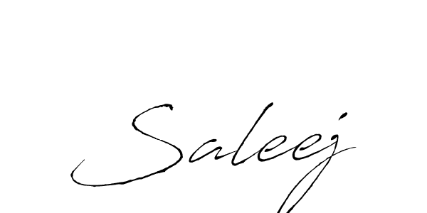 How to make Saleej signature? Antro_Vectra is a professional autograph style. Create handwritten signature for Saleej name. Saleej signature style 6 images and pictures png