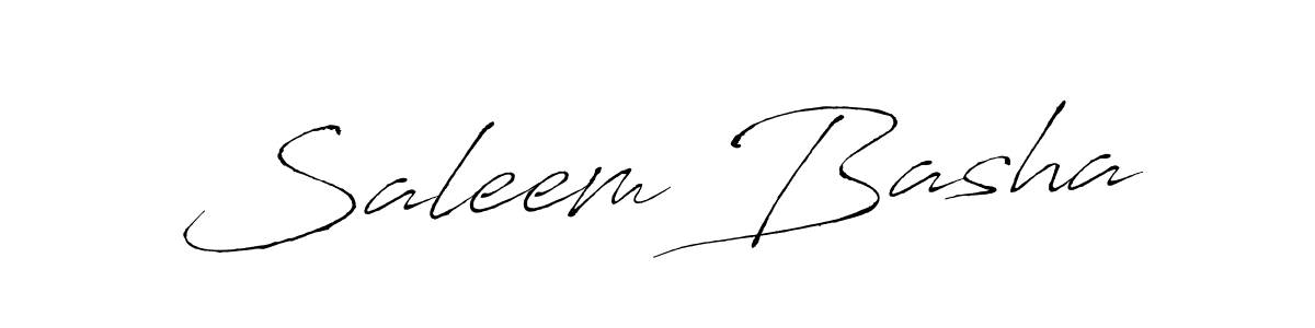 Use a signature maker to create a handwritten signature online. With this signature software, you can design (Antro_Vectra) your own signature for name Saleem Basha. Saleem Basha signature style 6 images and pictures png