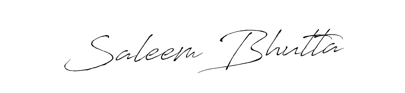 Also You can easily find your signature by using the search form. We will create Saleem Bhutta name handwritten signature images for you free of cost using Antro_Vectra sign style. Saleem Bhutta signature style 6 images and pictures png