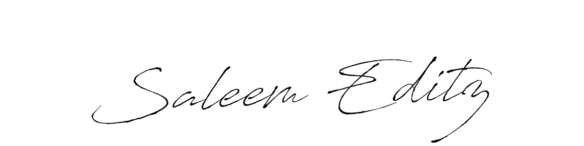 Also You can easily find your signature by using the search form. We will create Saleem Editz name handwritten signature images for you free of cost using Antro_Vectra sign style. Saleem Editz signature style 6 images and pictures png