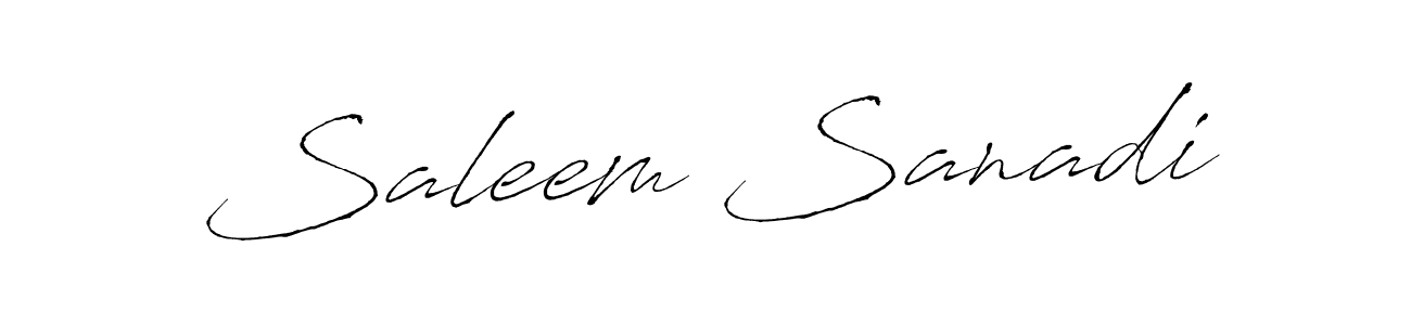 The best way (Antro_Vectra) to make a short signature is to pick only two or three words in your name. The name Saleem Sanadi include a total of six letters. For converting this name. Saleem Sanadi signature style 6 images and pictures png