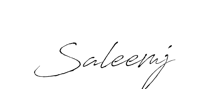 Also we have Saleemj name is the best signature style. Create professional handwritten signature collection using Antro_Vectra autograph style. Saleemj signature style 6 images and pictures png
