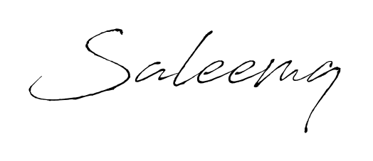 The best way (Antro_Vectra) to make a short signature is to pick only two or three words in your name. For converting this name Saleemq. Saleemq signature style 6 images and pictures png
