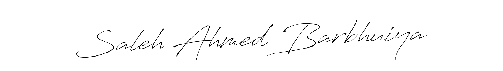 Use a signature maker to create a handwritten signature online. With this signature software, you can design (Antro_Vectra) your own signature for name Saleh Ahmed Barbhuiya. Saleh Ahmed Barbhuiya signature style 6 images and pictures png