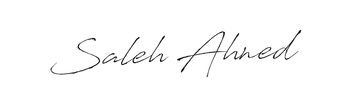 Make a beautiful signature design for name Saleh Ahned. Use this online signature maker to create a handwritten signature for free. Saleh Ahned signature style 6 images and pictures png