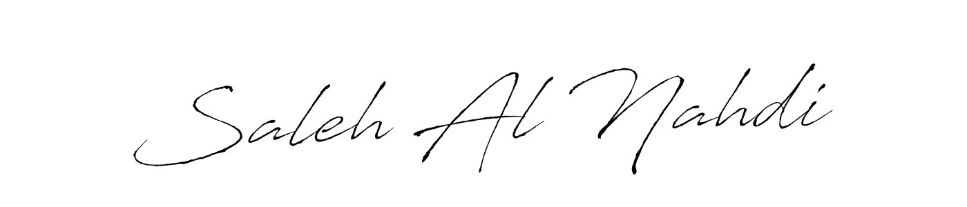 How to make Saleh Al Nahdi signature? Antro_Vectra is a professional autograph style. Create handwritten signature for Saleh Al Nahdi name. Saleh Al Nahdi signature style 6 images and pictures png