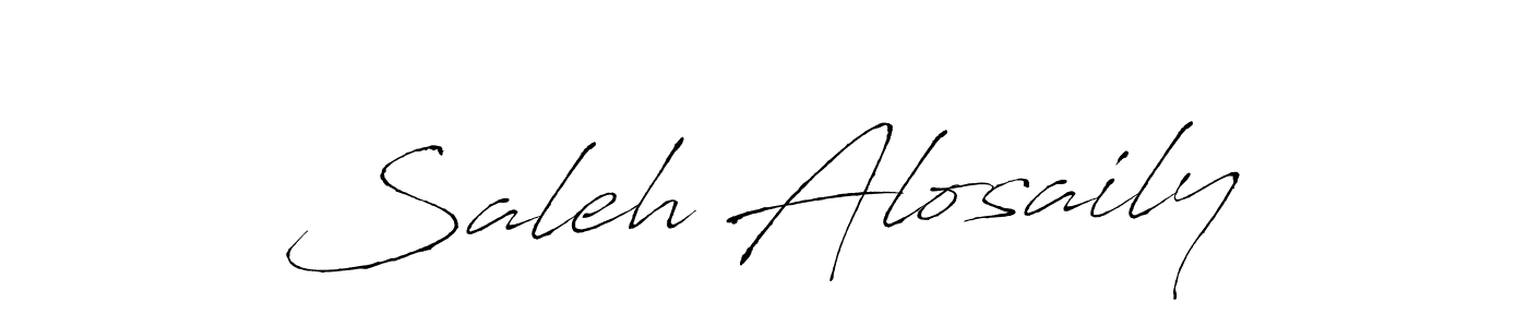 How to make Saleh Alosaily signature? Antro_Vectra is a professional autograph style. Create handwritten signature for Saleh Alosaily name. Saleh Alosaily signature style 6 images and pictures png