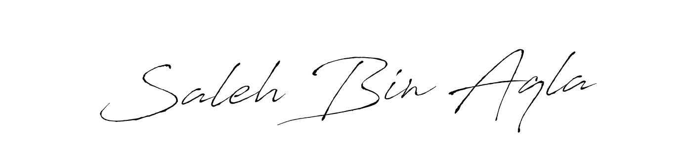 Make a beautiful signature design for name Saleh Bin Aqla. Use this online signature maker to create a handwritten signature for free. Saleh Bin Aqla signature style 6 images and pictures png