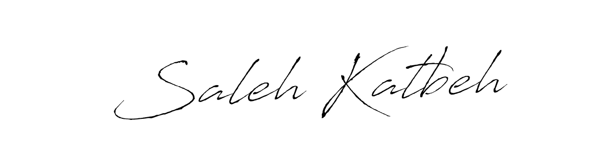 Use a signature maker to create a handwritten signature online. With this signature software, you can design (Antro_Vectra) your own signature for name Saleh Katbeh. Saleh Katbeh signature style 6 images and pictures png