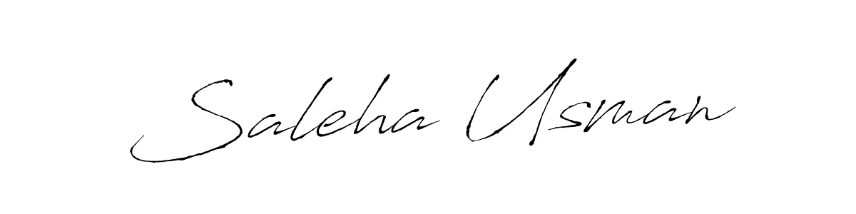 This is the best signature style for the Saleha Usman name. Also you like these signature font (Antro_Vectra). Mix name signature. Saleha Usman signature style 6 images and pictures png