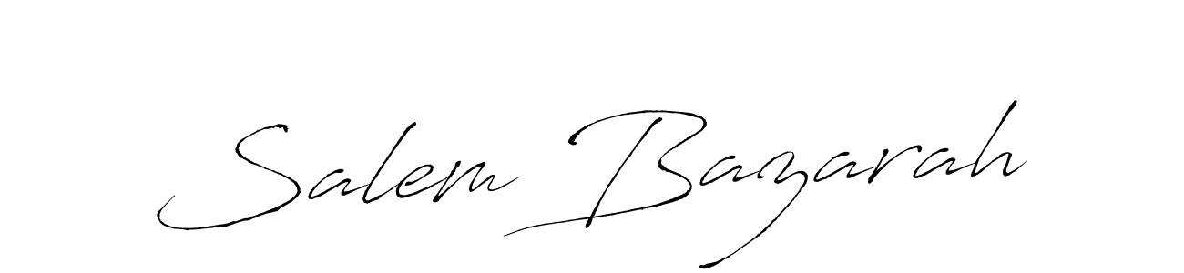 Antro_Vectra is a professional signature style that is perfect for those who want to add a touch of class to their signature. It is also a great choice for those who want to make their signature more unique. Get Salem Bazarah name to fancy signature for free. Salem Bazarah signature style 6 images and pictures png