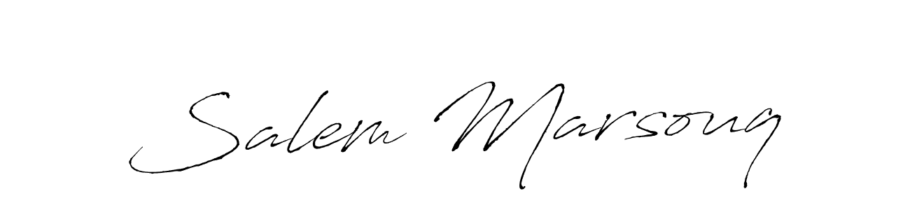 How to make Salem Marsouq signature? Antro_Vectra is a professional autograph style. Create handwritten signature for Salem Marsouq name. Salem Marsouq signature style 6 images and pictures png