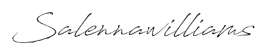 Build your personal autograph collection for name Salennawilliams with Antro_Vectra design. Browse, select, and save your favorites. Salennawilliams signature style 6 images and pictures png