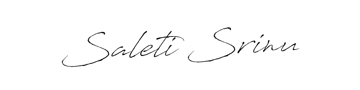 Make a short Saleti Srinu signature style. Manage your documents anywhere anytime using Antro_Vectra. Create and add eSignatures, submit forms, share and send files easily. Saleti Srinu signature style 6 images and pictures png