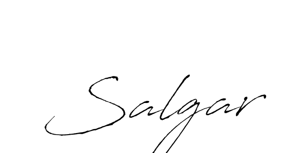 Make a beautiful signature design for name Salgar. With this signature (Antro_Vectra) style, you can create a handwritten signature for free. Salgar signature style 6 images and pictures png