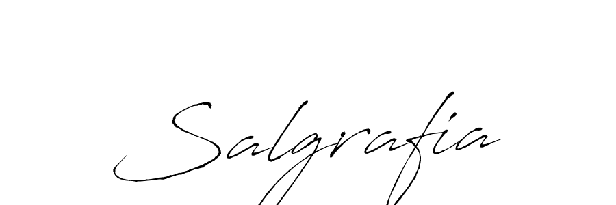 Antro_Vectra is a professional signature style that is perfect for those who want to add a touch of class to their signature. It is also a great choice for those who want to make their signature more unique. Get Salgrafia name to fancy signature for free. Salgrafia signature style 6 images and pictures png