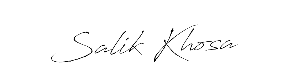 You should practise on your own different ways (Antro_Vectra) to write your name (Salik Khosa) in signature. don't let someone else do it for you. Salik Khosa signature style 6 images and pictures png