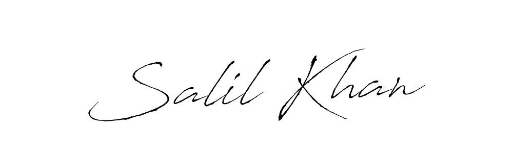 Make a beautiful signature design for name Salil Khan. Use this online signature maker to create a handwritten signature for free. Salil Khan signature style 6 images and pictures png