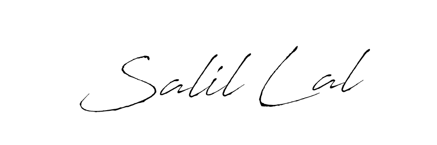 How to make Salil Lal signature? Antro_Vectra is a professional autograph style. Create handwritten signature for Salil Lal name. Salil Lal signature style 6 images and pictures png