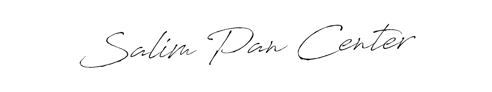 How to make Salim Pan Center name signature. Use Antro_Vectra style for creating short signs online. This is the latest handwritten sign. Salim Pan Center signature style 6 images and pictures png