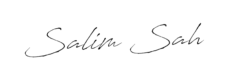 Salim Sah stylish signature style. Best Handwritten Sign (Antro_Vectra) for my name. Handwritten Signature Collection Ideas for my name Salim Sah. Salim Sah signature style 6 images and pictures png