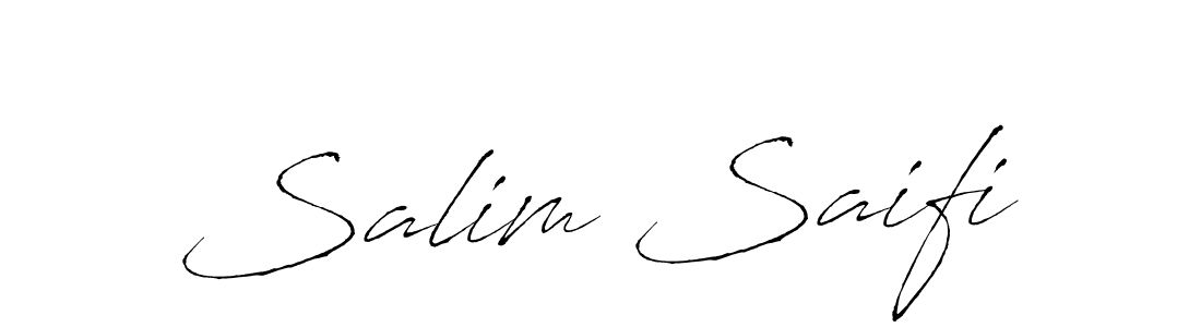 Use a signature maker to create a handwritten signature online. With this signature software, you can design (Antro_Vectra) your own signature for name Salim Saifi. Salim Saifi signature style 6 images and pictures png