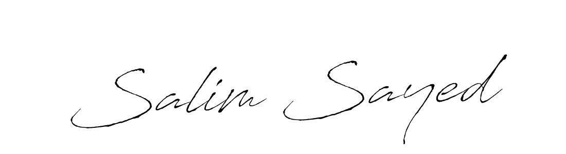 You should practise on your own different ways (Antro_Vectra) to write your name (Salim Sayed) in signature. don't let someone else do it for you. Salim Sayed signature style 6 images and pictures png