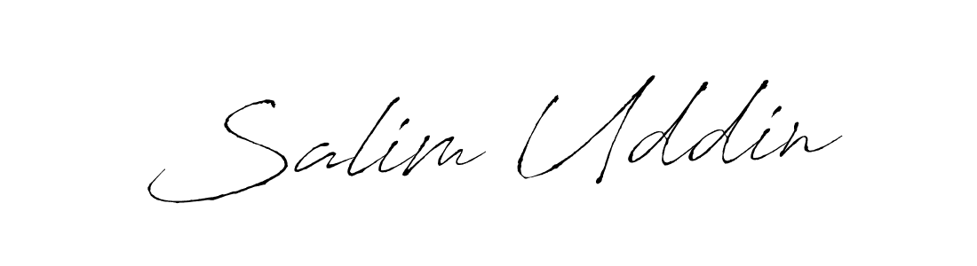 How to make Salim Uddin signature? Antro_Vectra is a professional autograph style. Create handwritten signature for Salim Uddin name. Salim Uddin signature style 6 images and pictures png