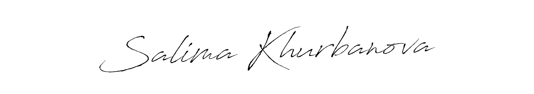 Also we have Salima Khurbanova name is the best signature style. Create professional handwritten signature collection using Antro_Vectra autograph style. Salima Khurbanova signature style 6 images and pictures png