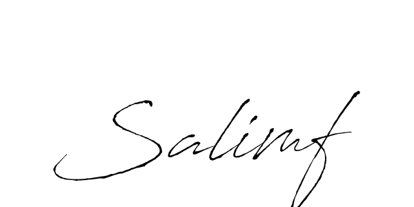 Make a beautiful signature design for name Salimf. With this signature (Antro_Vectra) style, you can create a handwritten signature for free. Salimf signature style 6 images and pictures png