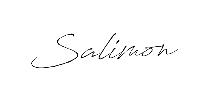 You should practise on your own different ways (Antro_Vectra) to write your name (Salimon) in signature. don't let someone else do it for you. Salimon signature style 6 images and pictures png