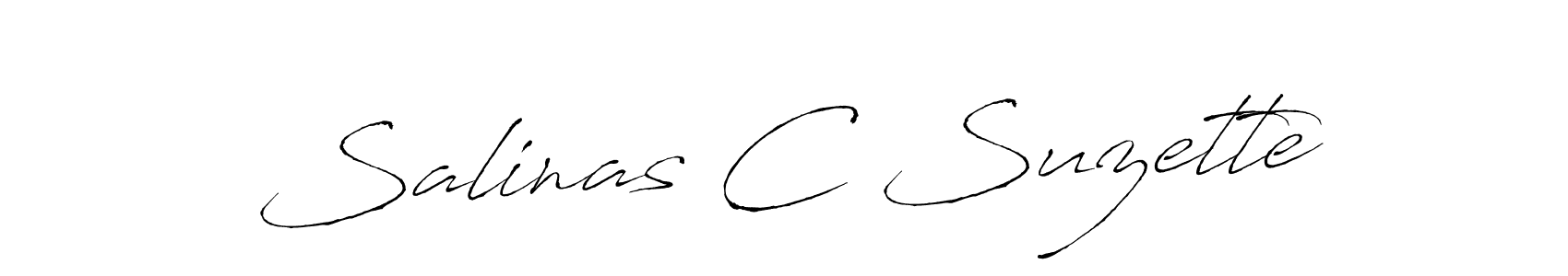 Make a beautiful signature design for name Salinas C Suzette. Use this online signature maker to create a handwritten signature for free. Salinas C Suzette signature style 6 images and pictures png