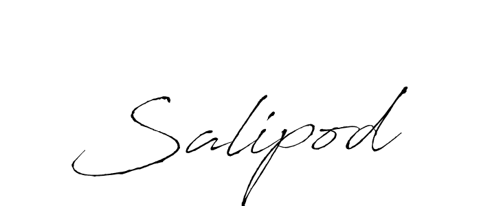 How to make Salipod name signature. Use Antro_Vectra style for creating short signs online. This is the latest handwritten sign. Salipod signature style 6 images and pictures png